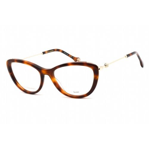 Women's Eyeglasses - Havana Acetate Cat Eye Frame / CH 0021 005L 00 - Carolina Herrera - Modalova