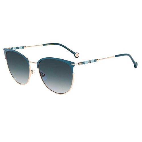 Women's Sunglasses - Dark Blue Shaded Lens / CH 0037/S 0PEF 08 - Carolina Herrera - Modalova