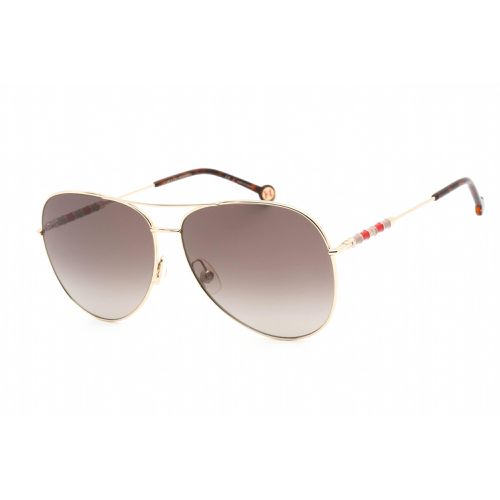 Women's Sunglasses - Gold Metal Aviator Frame / CH 0034/S 0J5G HA - Carolina Herrera - Modalova