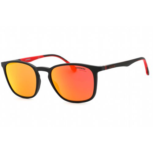 Men's Sunglasses - Black/Red Plastic Square Frame / 8041/S 0OIT W3 - Carrera - Modalova