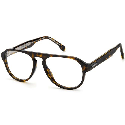 Unisex Eyeglasses - Dark Havana Acetate Aviator Frame / 248 0086 00 - Carrera - Modalova