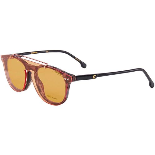 Unisex Sunglasses - Full Rim Havana and Black Square Frame / 2024T/C 0ACI W7 - Carrera - Modalova