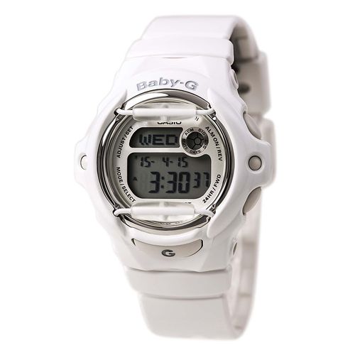 Women's Digital Alarm Watch - Baby-G Dive Grey Dial Resin Strap / BG169R-7A - Casio - Modalova