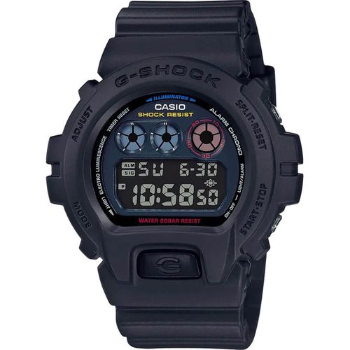 Men's Watch - G-Shock Digital Dial Black Resin Strap / DW6900BMC-1 - Casio - Modalova