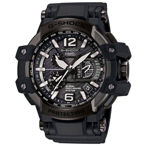 Men's Watch - G-Shock Gravitymaster Black Ana-Digi Dial GPS / GPW1000T-1ACR - Casio - Modalova