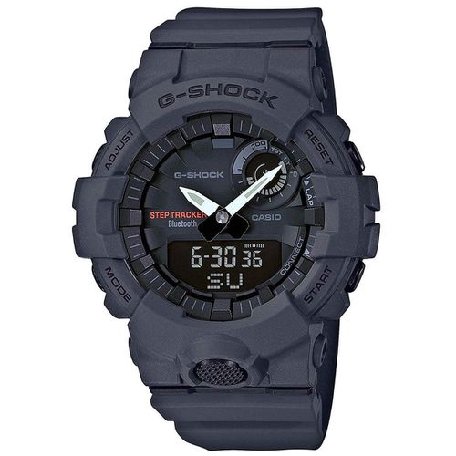 Men's Ana-Digi Watch - G-Shock Alarm Charcoal Resin Strap Dive / GBA800-8A - Casio - Modalova