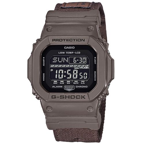 Men's Digital Watch - G-Shock G-Lide Brown Fabric Strap / GLS5600CL-5 - Casio - Modalova