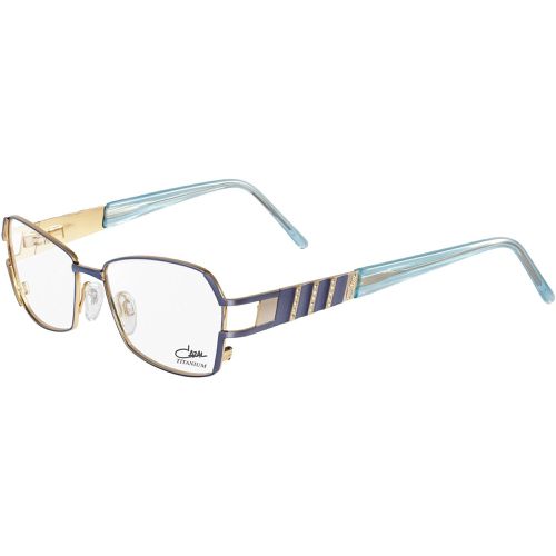 Unisex Eyeglasses - Blue/Gold Metal Cat Eye Frame Demo Lens / 1088 C001 - Cazal - Modalova