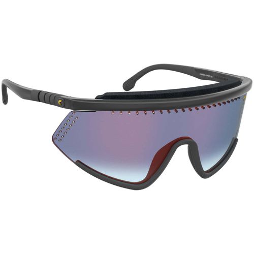 Unisex Sunglasses - Black Frame Blue Shaded Red Lens / HYPERFIT 10/SE 807 - Carrera - Modalova