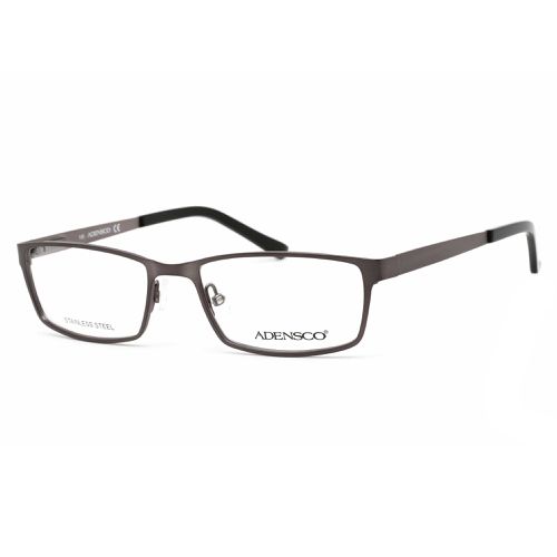 Men's Eyeglasses - Matte Slate Metal Frame Clear Demo Lens / Ad 111 0Y17 00 - Adensco - Modalova