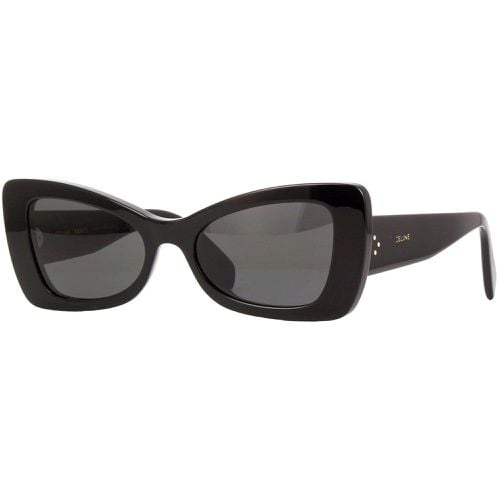 Women's Sunglasses - Grey Lens Full Rim Plastic Cat Eye Frame / CL40236I 01A - Celine - Modalova