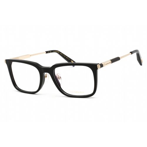 Men's Eyeglasses - Clear Demo Lens Shiny Black and Gold Frame / VCH344 0700 - Chopard - Modalova