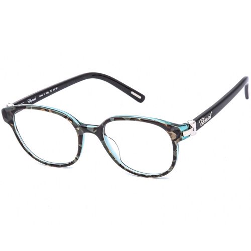 Women's Eyeglasses - Full Rim Turquoise Havana Plastic Frame / VCH198S 0AE8 - Chopard - Modalova
