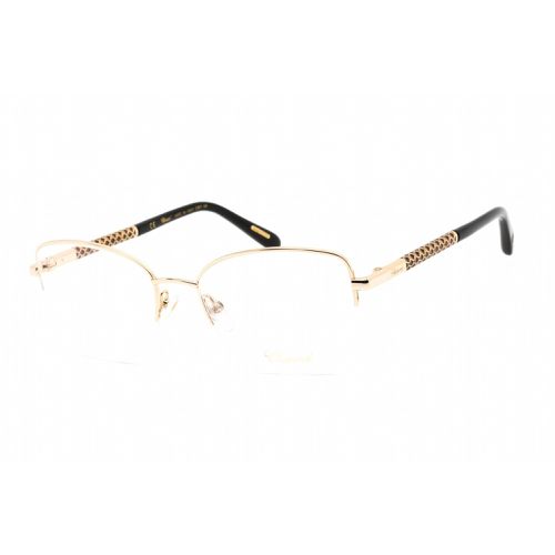 Women's Eyeglasses - Shiny Rose Gold Metal Cat Eye Shape Frame / VCHF46 0300 - Chopard - Modalova