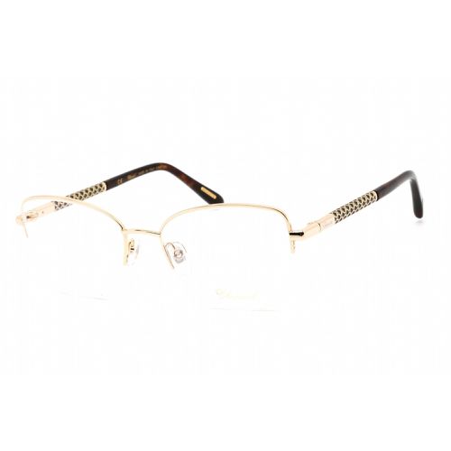 Women's Eyeglasses - Shiny Rose Gold Metal Cat Eye Shape Frame / VCHF46 300K - Chopard - Modalova