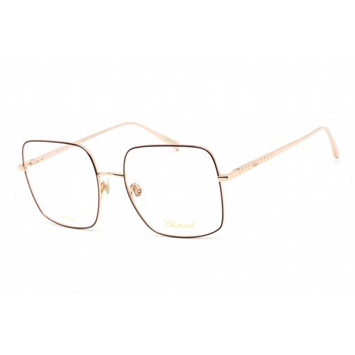 Women's Eyeglasses - Shiny Rose Gold Metal Square Shape Frame / VCHF49M 0357 - Chopard - Modalova
