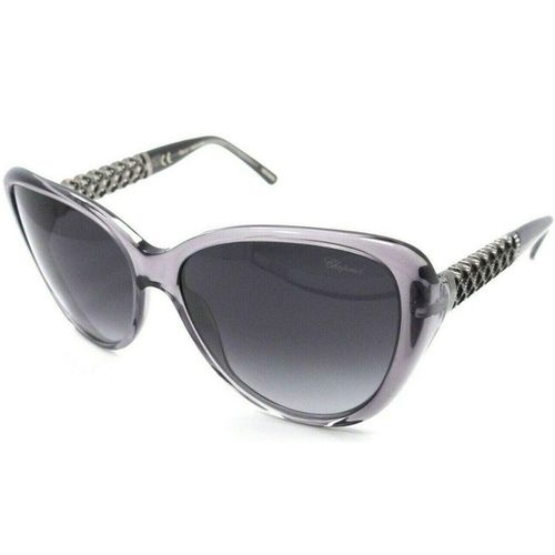Women's Sunglasses - Crystal Grey Acetate Frame / SCH183S-0M78-57-15-135 - Chopard - Modalova