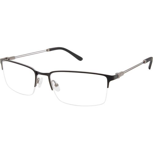 Men's Eyeglasses - Demo Lens Matte Black Rectangular Frame / CUPUSHX C01 - Champion - Modalova