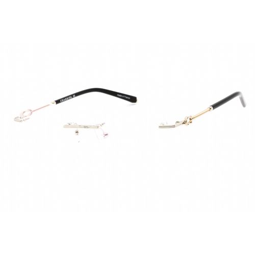 Men's Eyeglasses - Shiny Silver/Gold Metal Cat Eye Shape Frame / PC71047 C02 - Charriol - Modalova