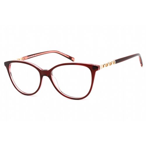 Men's Eyeglasses - Translucent Burgundy Acetate Cat Eye Frame / PC71040 C03 - Charriol - Modalova