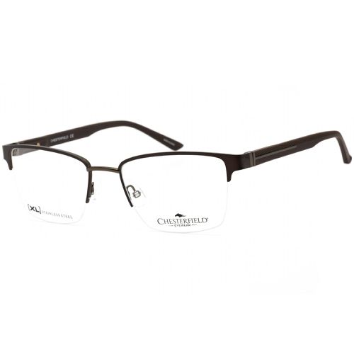 Men's Eyeglasses - Clear Demo Lens Matte Brown Frame / CH 87XL 04IN 00 - Chesterfield - Modalova