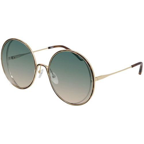 Women's Sunglasses - Full Rim Frame Green Gradient Lens / CH0037S-30009777004 - Chloe - Modalova