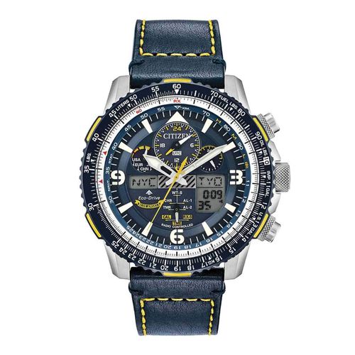 Men's Chronograph Watch - Promaster Skyhawk A-T Blue Strap / JY8078-01L - Citizen - Modalova
