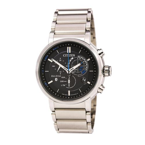 Men's Chronograph Watch - Proximity Eco-Drive Bluetooth Steel Bracelet - Citizen - Modalova