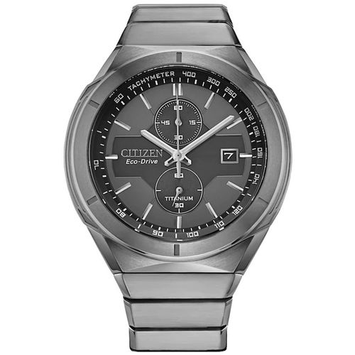 Men's Eco-Drive watch - Armor Grey and Black Dial Bracelet / AW1660-51H - Citizen - Modalova