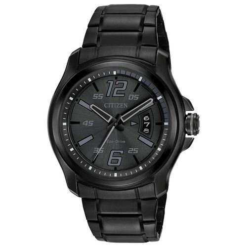 Men's Eco-Drive Watch - HTM Black Dial Bracelet / AW1354-82E - Citizen - Modalova