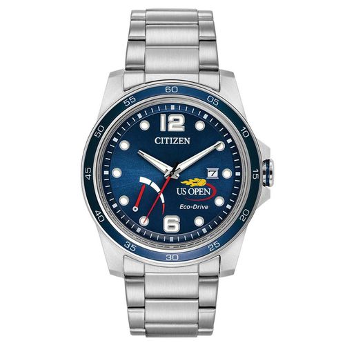 AW7036-51L Men's PRT U.S. Open 25th Anniversary Commemorative Edition Navy Blue Dial Watch - Citizen - Modalova