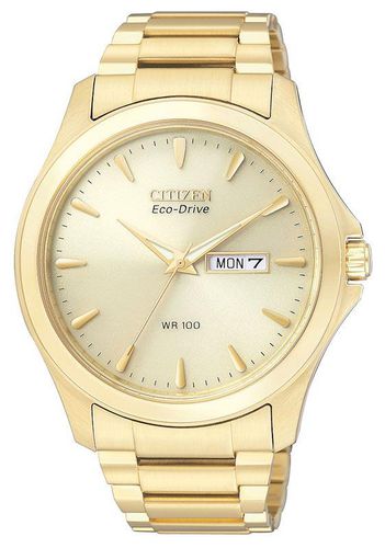 BM8482-55P Men's Eco-Drive WR100 Gold Plated Watch - Citizen - Modalova