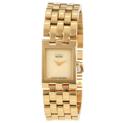 EX1302-56P Women's Jolie Eco-Drive Gold Tone Steel Bracelet Watch - Citizen - Modalova