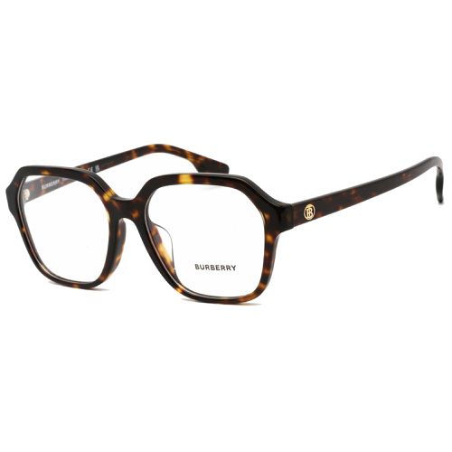 Women's Eyeglasses - Dark Havana Square Frame Clear Lens - 0BE2358F 3002 - BURBERRY - Modalova
