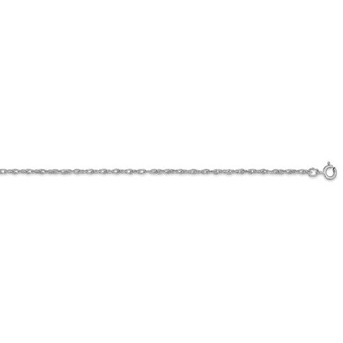 K White Gold 1.35mm Carded Cable Rope Chain - Jewelry - Modalova