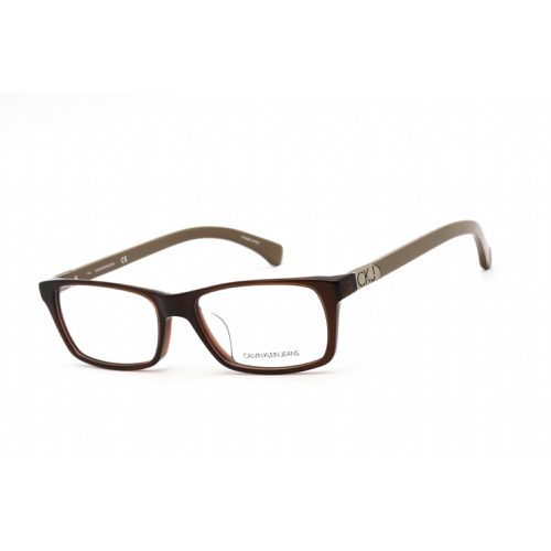 Unisex Eyeglasses - Crystal Brown Plastic Frame / CKJ941AF 203 - Calvin Klein Jeans - Modalova
