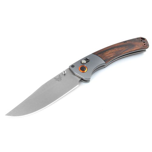Knife - Crooked River Stabilized Wood Handle Split Arrow Clip / 15080-2 - Benchmade - Modalova
