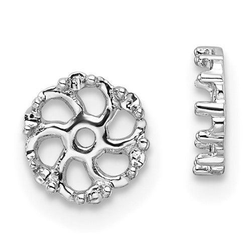 K White Gold Diamond Earring Jacket Mountings No Stones Included - Jewelry - Modalova