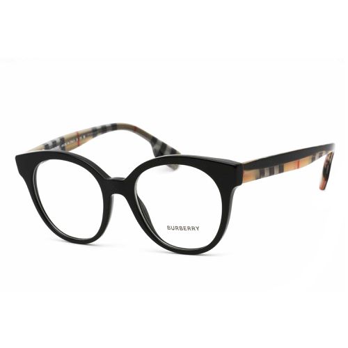 Women's Eyeglasses - Black Round Full Rim Plastic Frame - 0BE2356F 3942 - BURBERRY - Modalova