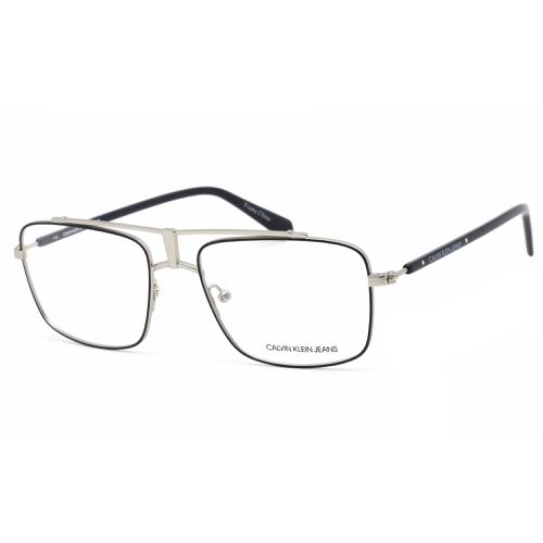 Unisex Eyeglasses - Matte Navy Metal Rectangular / CKJ19311 405 - Calvin Klein Jeans - Modalova