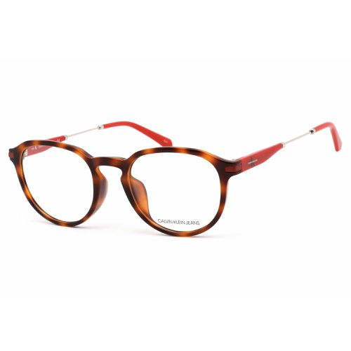 Unisex Eyeglasses - Soft Tortoise Round Plastic / CKJ19707A 240 - Calvin Klein Jeans - Modalova