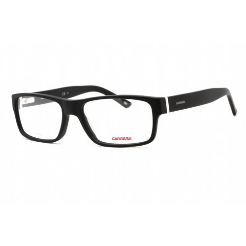 Men's Eyeglasses - Matte Black Acetate Rectangular Frame / Ca 6180 0OFZ 00 - Carrera - Modalova