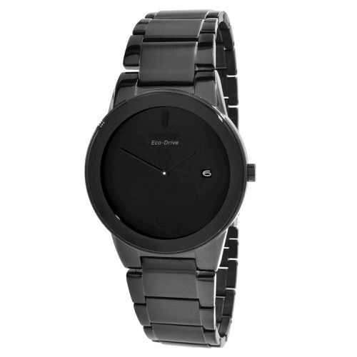 AU1065-58E Men's Axiom Eco-Drive Black Ion Plated Steel Bracelet Watch - Citizen - Modalova