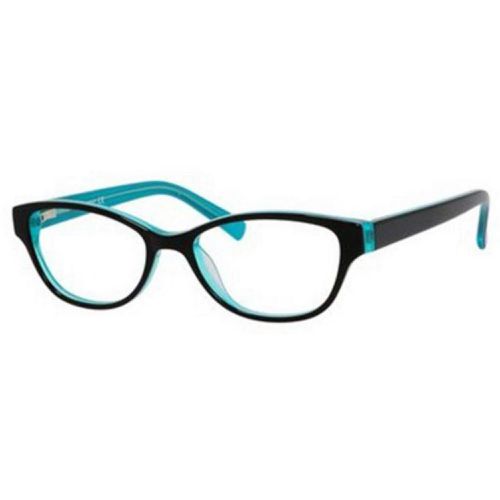 Women's Eyeglasses - Black Plastic Oval Frame Demo Lens / AD201 0DB5 - Adensco - Modalova