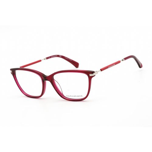 Women's Eyeglasses - Crystal Deep Berry Cat Eye / CKJ18703 644 - Calvin Klein Jeans - Modalova