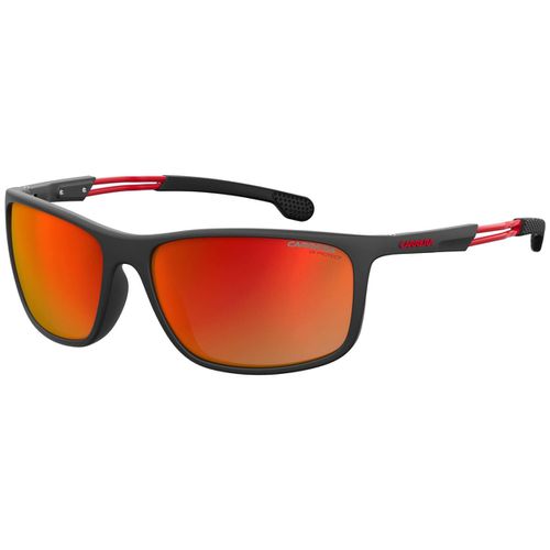 Men's Sunglasses - Plastic Frame Red Mirror Lens / 4013/S-0BLX/UZ-62-17-130 - Carrera - Modalova