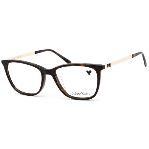 Women's Eyeglasses - Dark Tortoise Frame Clear Demo Lens / CK21701 235 - Calvin Klein - Modalova