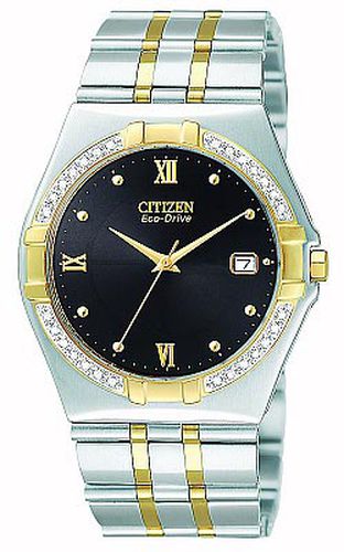 BM0724-51E Men's Elektra Diamond Two Tone Watch - Citizen - Modalova