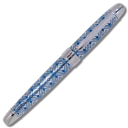 Standard Roller Ball Pen - Cinema San Diego Blue and Silver Tone / PW51R - ACME - Modalova
