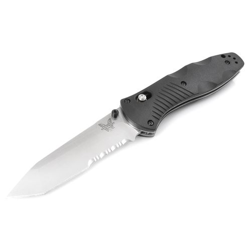 Folding Knife - Barrage Tanto Serrated Blade with Black Handle / 583S - Benchmade - Modalova